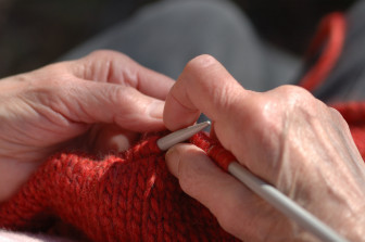 Socken stricken nur mit rechten Maschen